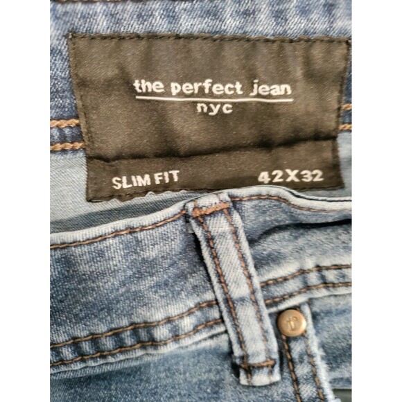 The Perfect Jean NYC Men's Jeans 42/32 Slim Fit Stretch - Picture 2 of 10